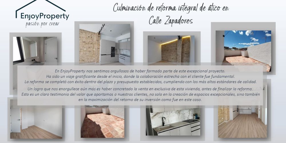 Dossier reforma ático en calle Zapadores