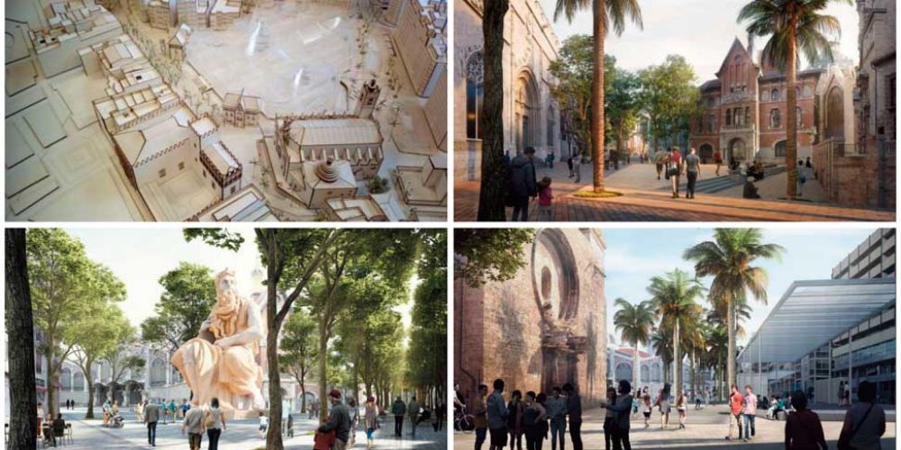 Reurbanización del entorno del Mercat Central en Valencia